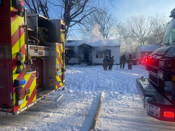TFD respond to house fire in north Tulsa Monday morning - NewsBreak