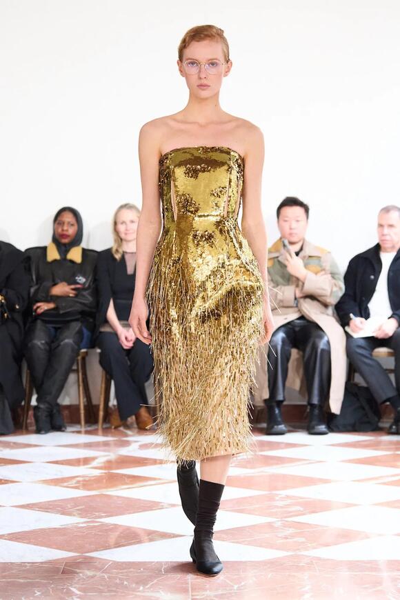 Rhinestones! Sequins! Feathers! Expensive-Looking Flats Were All Over ...