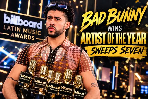 Bad Bunny Wins Artist of the Year, Sweeps Seven