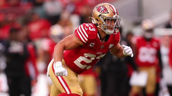 Christian McCaffrey's sixth TD of 2026 boosts 49ers’ lead to 13-3 against Commanders