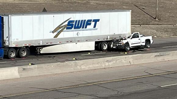 Two dead, one injured in separate crashes on Interstate 25 in Pueblo Monday