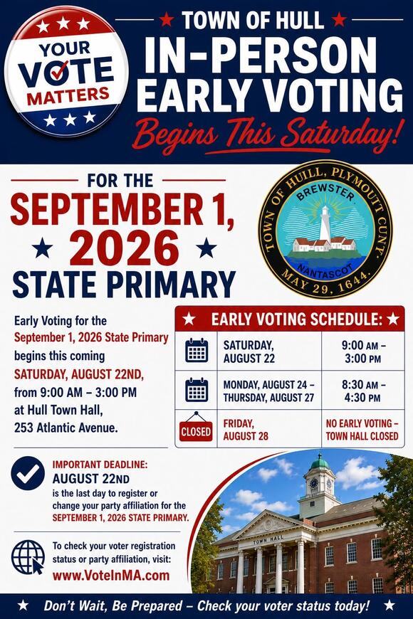 ⚠️ Hull High parking change & August voter deadlines - NewsBreak