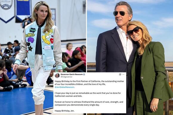 California Gov. Gavin Newsom calls wife ‘first partner,’ gets dragged ...