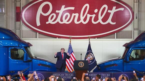 President Trump arrives back in Washington as he continues to campaign