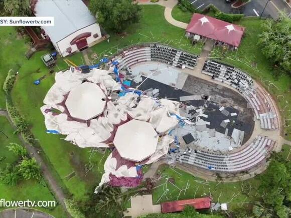 DRONE VIDEO: See storm damage at Florida State University from the air