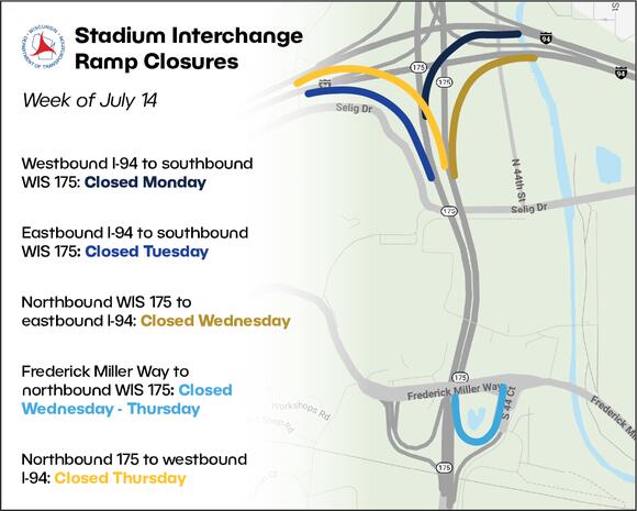Upcoming construction to cause temporary closures in MKE Stadium ...