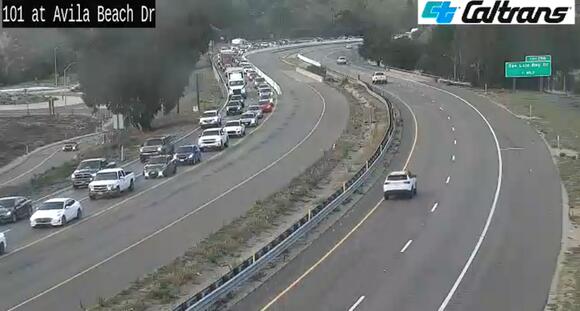 Highway 101 traffic slows to crawl through SLO County following ...