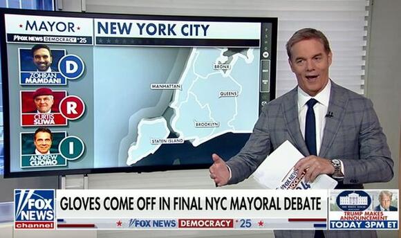 Fox News suffers awkward audio issue with correspondent in New York ...