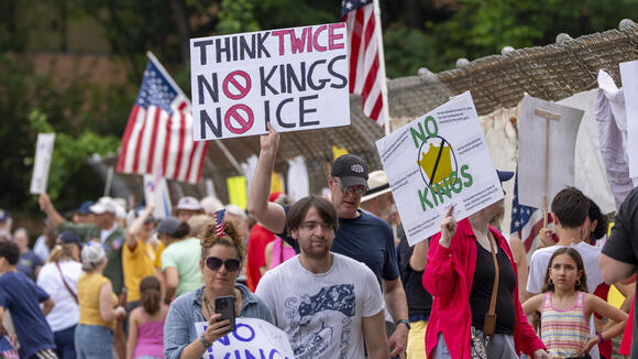 WATCH: Anti-Trump ‘No Kings’ Protesters Chanting ’86-47′ Flood Streets ...