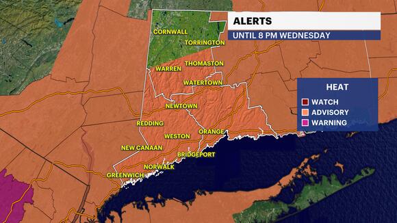 Cold front will bring cooler temperatures on Thursday in Connecticut