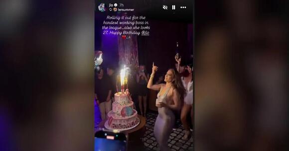 Jennifer Lopez Stuns in Backless Dress During Wild Birthday Night Out After  Making Raunchy Bedroom Confession: Photos - NewsBreak