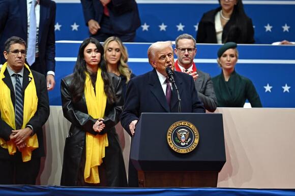 Trump meets released Israeli hostages at inauguration event – then ...