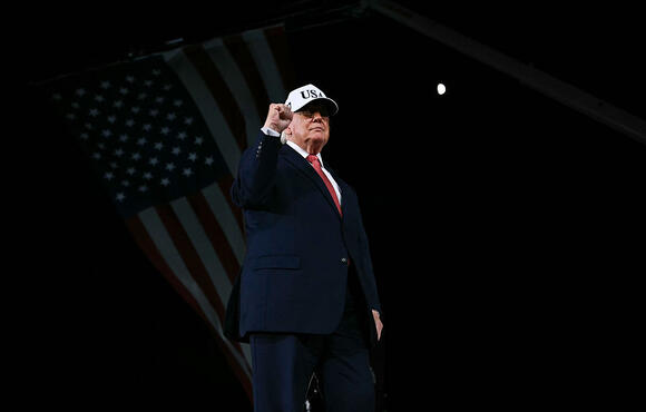 Trump Keeps Promising Cash on the Campaign Trail -- but Has a Poor History of Following Through