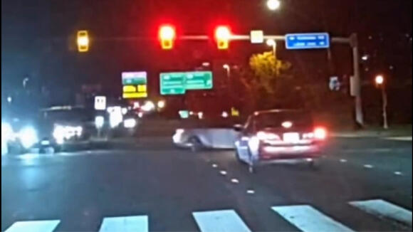 Fairfax County Police Dash Cam Footage Shows Drivers Running Red lights ...