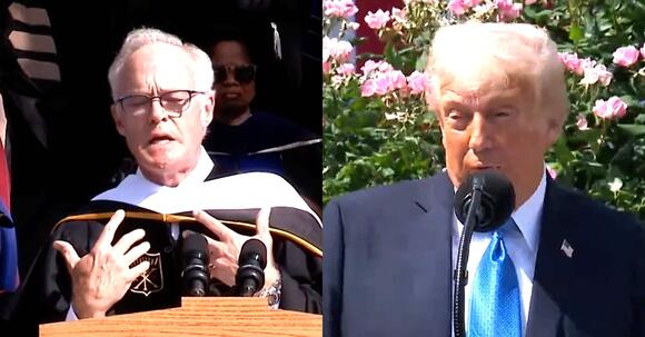 CBS Anchor Scott Pelley’s Anti-Trump Graduation Speech Goes Viral ...