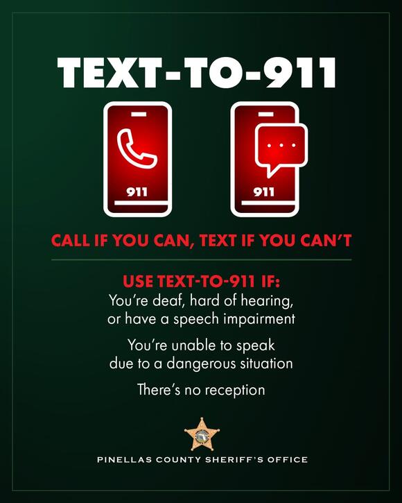 Text to 911 now available in Pinellas County - NewsBreak