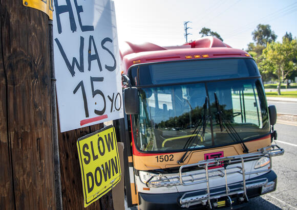 Driver accused of killing 15-year-old sitting at bus bench charged with ...