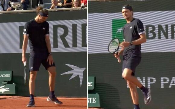 French Open commentators left furious as Alexander Zverev punished in ...