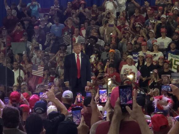 Trump headlines Sioux City rally, touts $150 million to boost fuel production