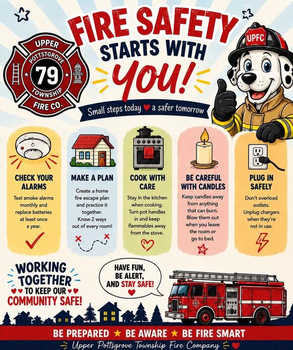Upper Pottsgrove issues home fire safety tips - NewsBreak