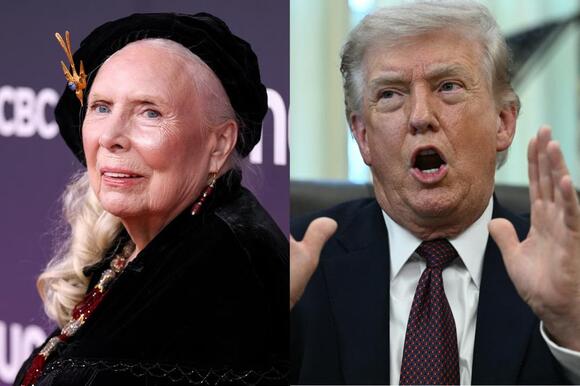 Joni Mitchell, 82, takes aim at Trump with new project: ‘This is not ...