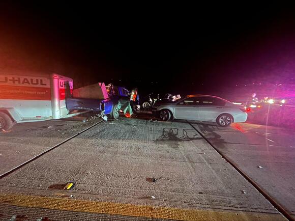 Late-Night Crash Shuts Down Highway 101 as Firefighters Race to Free ...