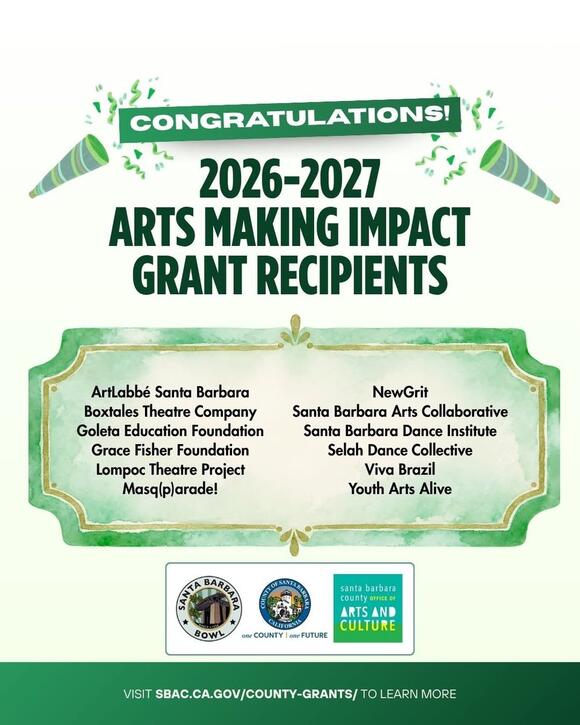 Santa Barbara County awards $56K in arts grants - NewsBreak