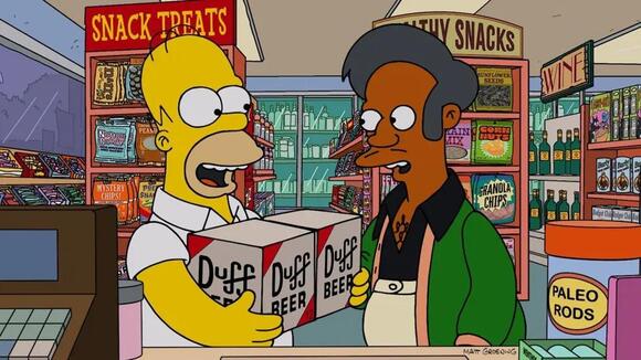 Apu returns to The Simpsons with new voice after race row