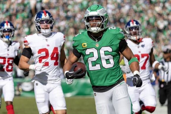 Eagles’ Saquon Barkley returns to practice; could play against Cowboys