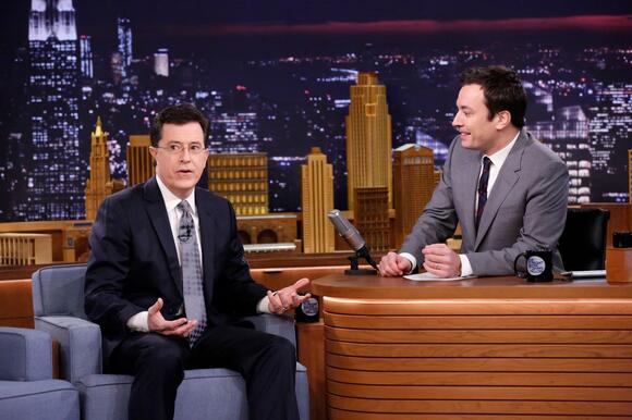 Jimmy Fallon Expected to Crash 'Late Show' to Support Colbert - NewsBreak