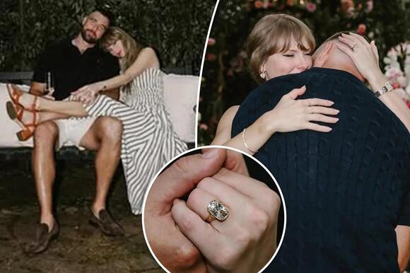 All the details on Taylor Swift's engagement ring, designed by Travis Kelce  - NewsBreak