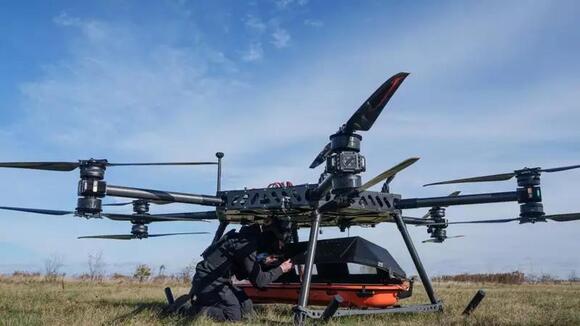 Ukraine deploys drone to airlift wounded soldier in 'world-first ...
