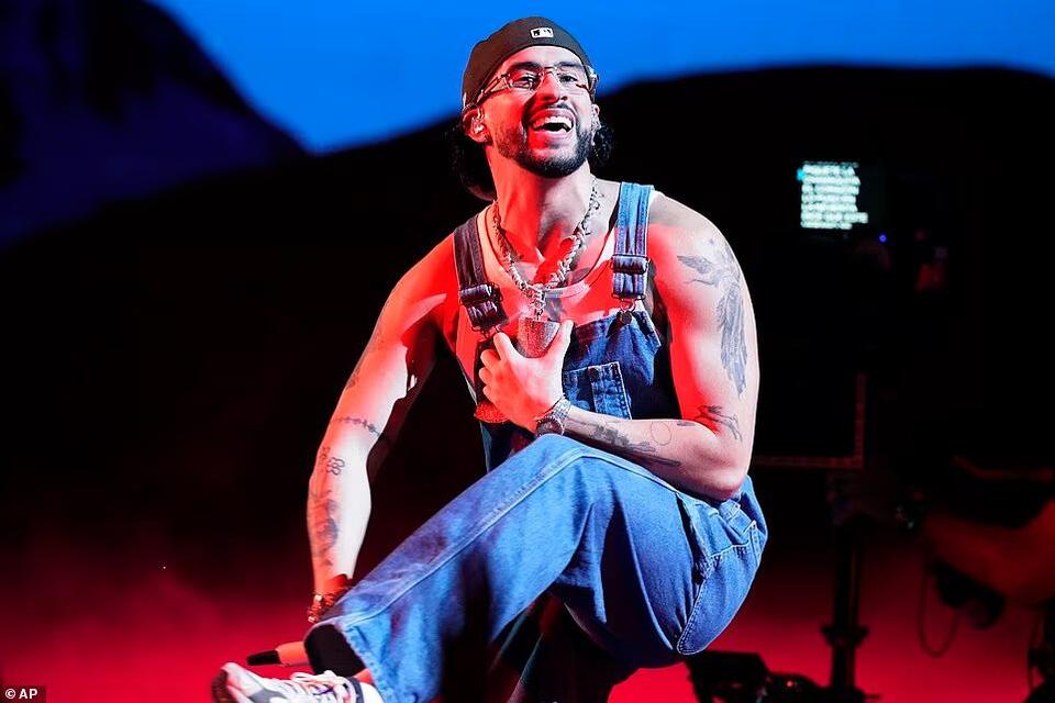 Bad Bunny trolls MAGA critics of Super Bowl halftime show on SNL - NewsBreak
