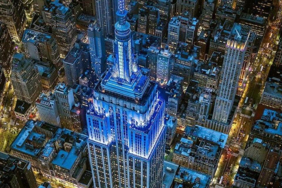 The Empire State Building Will Light Up Blue Tomorrow Night In Memory Of 9 11 Newsbreak