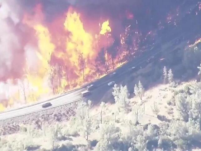 Man pushing flaming car into ravine started Park Fire, burning over ...