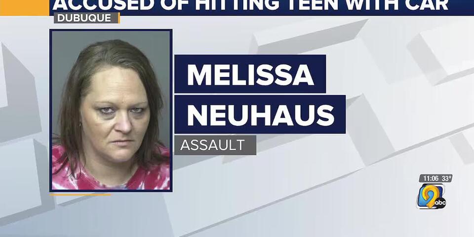 Dubuque woman charged for hitting a teen with her car and driving off ...