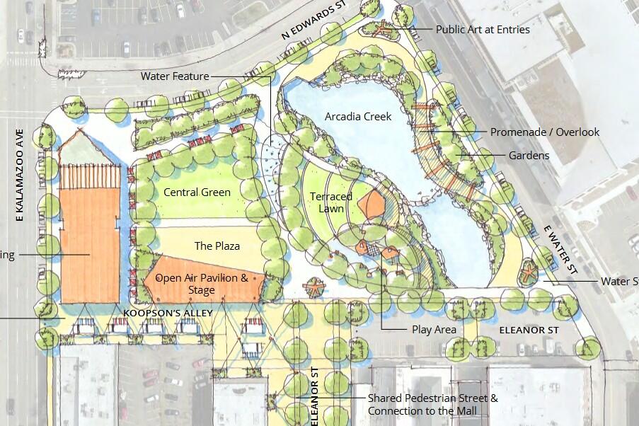 Arcadia Creek Festival Place renovations more expensive and have more ...
