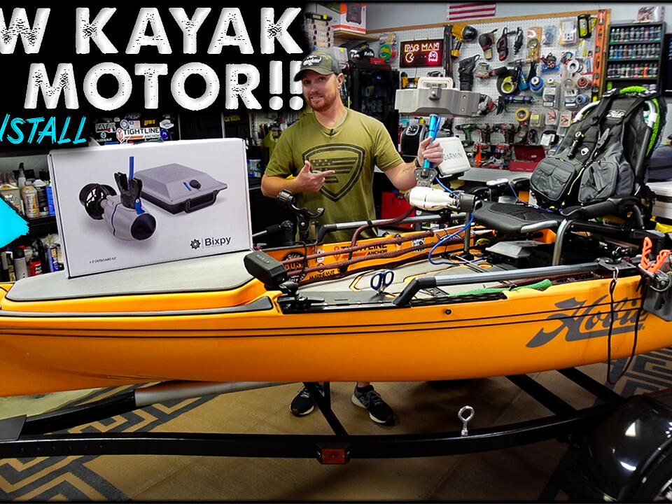 NEW J2 Bixpy Kayak Trolling Motor! Full Install and Unboxing!! 2022