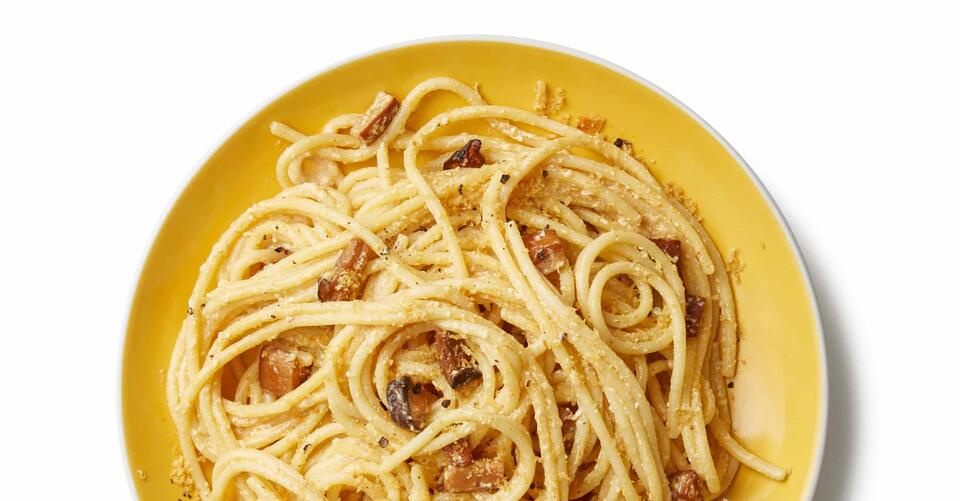 How to make the perfect meatfree spaghetti carbonara recipe