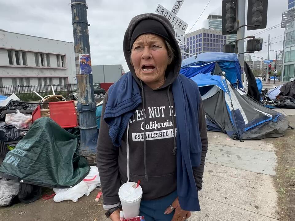 Homeless woman wants to go to jail. She supports law enforcement and
