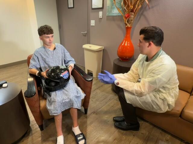 Las Vegas teen survives 77 days in coma after mini bike crash