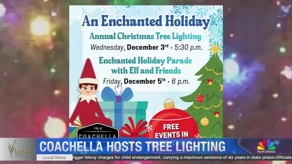 Coachella Hosts Annual Christmas Tree Lighting Wednesday Evening
