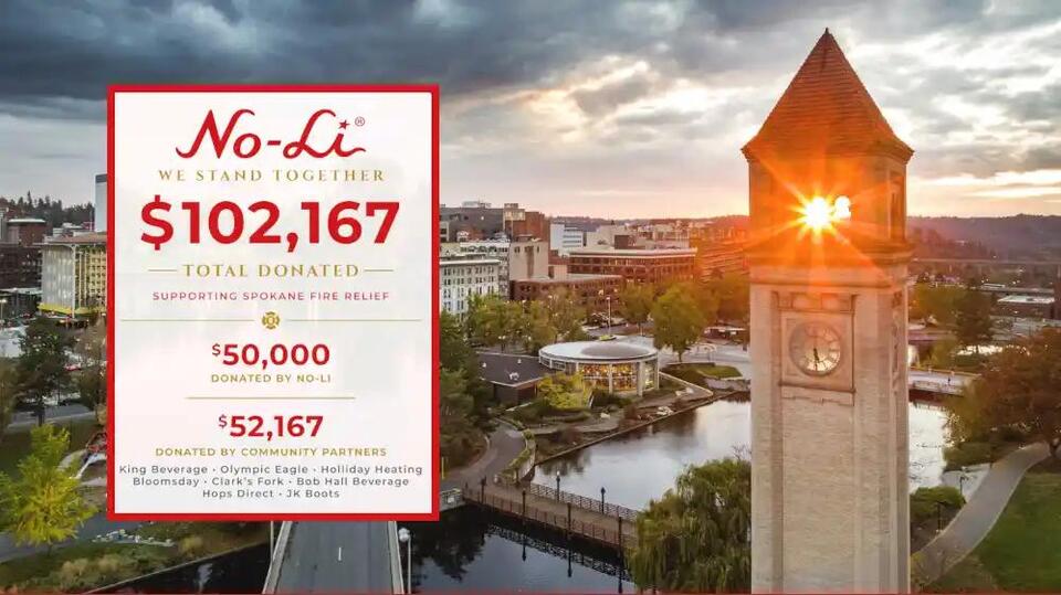 No-Li Set Out to Raise $50,000 for Spokane Fire Relief. The Community Doubled It.