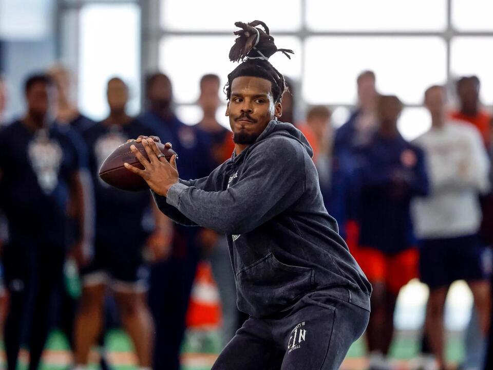 Cam Newton throws at Auburn’s Pro Day in attempt to resurrect career
