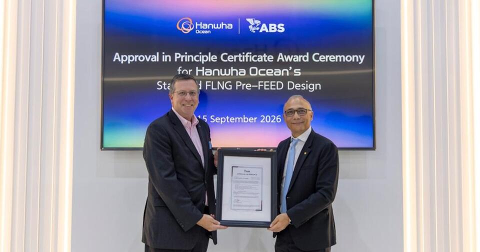 ABS Grants Approval in Principle to Hanwha Ocean for Standardized FLNG ...