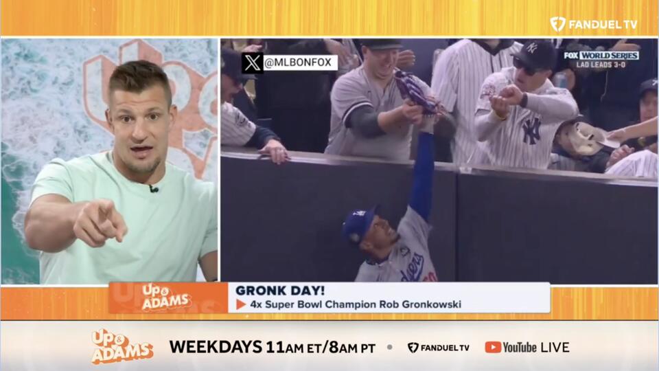 Rob Gronkowski Reveals He Went to College With the Yankees Fan Who