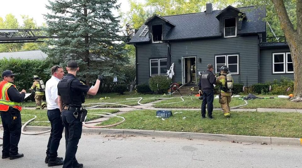 Firefighters battle house fire in Ames Tuesday afternoon - NewsBreak