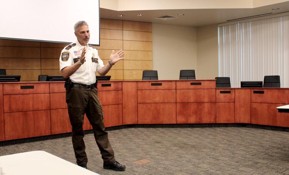 Wright County Sheriff, Sean Deringer says goodbye, introduces Matt ...