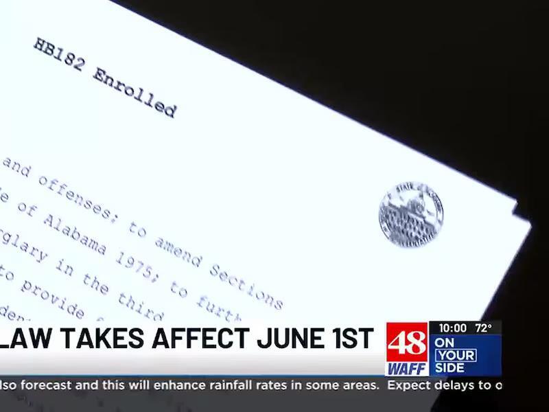 Alabama’s antisquatter law to take affect on June 1st