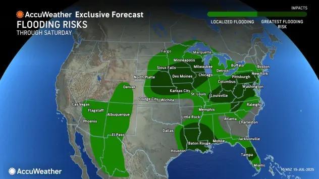 Flash flood dangers far from over as storms reload across US - NewsBreak